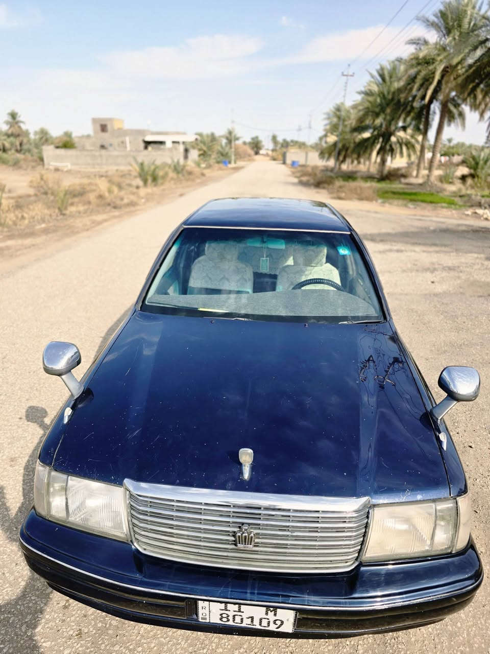 السلام عليكم 
راس الثور تكم. حبري رقم بغداد بسمي 
فول مواصفات 5 دكم  شاصي 55 مكينه في فيتي 3000 فيشه وبطل اسود مكينه وكير مكفولات حداديه توني مسويه تخم تاير جديد  تبريد شغال بس التدفئه لاغيه السياره مكفوله من كص ونقل وضربه قويه  بس ضربه بجاملغ الخلفي بسيطه والباقي كفاله حته من الصبغ بس جاملغ خلفي السعر( 100) وبيه مجال العنوان (الديوانيه - غماس) رقم الموبايل ‏‪***********‬‏
