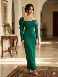 أخضر ملكي • أنيقة • ميديم لارج