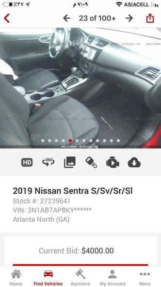 سلام عليكم نيسان سنتره موديل 2019 رقم ديالى بسمي 
الضرر موضح بل صوره كير مكينه مكفولات صدر كله كامل 
السعر ١١٥ وبيها مجال قليل مكان السياره تكريت رقم الهاتف *********** مكلف بل نشر
