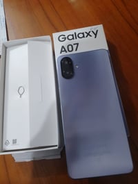 جهاز كلكسي A07 ذاكرة 64 جديد بالباكيت ما مفتوح ولا برنامج بيه ولا مسجل...