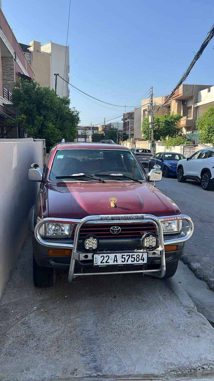 رنر تيوتا
موديل 97
هزه جديده
سنويه جديده
رقم أربيل
صبغ كلير حزام فقط بدون معجون بدون حادث 
محرك 6
كير محرك شرط
تبريد ثلج ❄️🥶 
ماناقصها كلشي
السعر 75
رقم الهاتف ***********
