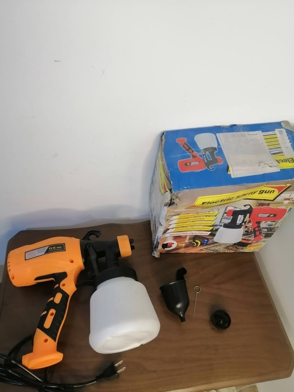 مسدس صبغ كهربائي 900مل ٥٥٠ واط جديد غير مستخدم كامل ملحقات بسعر مناسب


**إذا كنت صاحب هذا الإعلان وتريد حذفه لأي سبب، رجاءا أرسل رسالة إلى الدعم الفني**