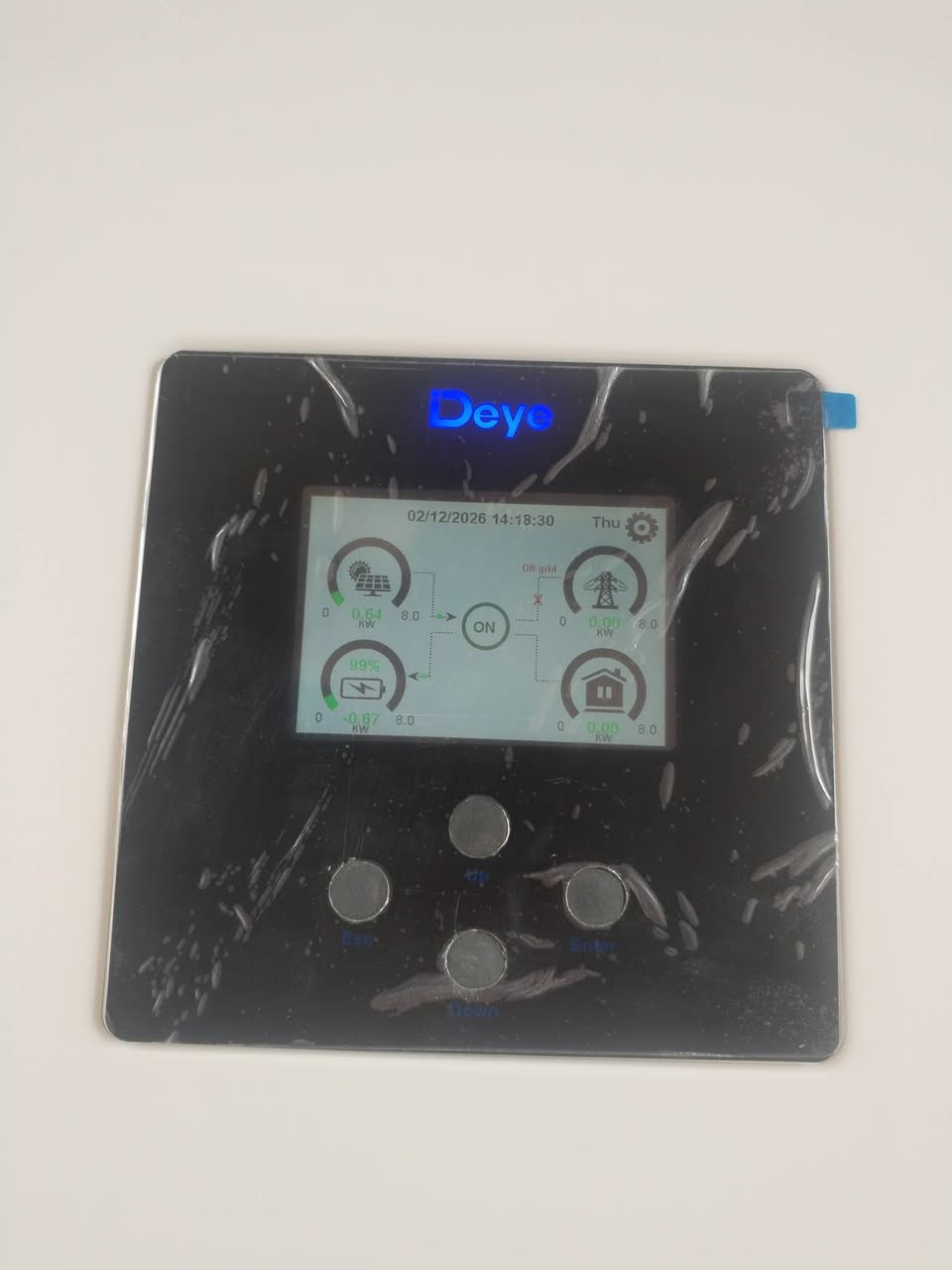 🙋🙋🙋🙋🙋🙋تحية طيبة 🙋🙋🙋🙋🙋🙋

جانب من عملي في تنصيب منظومة الطاقة الشمسية
انفيرتر ديا وبطارية ديا
لله الحمد والشكر
العراق_الموصل
***********
