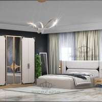 غرفة نوم • كنتور 6 باب • سرير جك خزان • ميز تواليت • كومديات • غرفة نو...