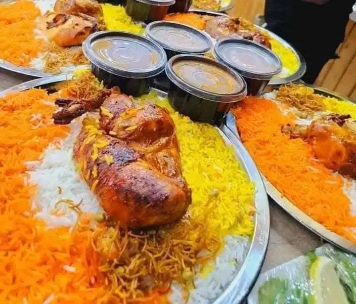 للاستفسار مراسلة الواتساب ع رقم
*********** عررض اليوم نص دجاجه ع تمن ومقبلات ومرك فقط ب 8 🌱🌱😋

متوفر مندي دجااج ومندي لحم 🍖
للحجز راسلوني خاص 
ــــــــــــــــــــــــــــــــــــــــــــــــــــــــــــــــــــــــــ❤
صينيه مندي دجاج ع تمن 15الف 
نص دجاج ع تمن ب10الاف 
صينيه  نص كيلو مندي لحم ع تمن ب17الف
ربع كيلو مندي لحم ع تمن ب10الاف
 
 
#يوصلك_حار_لباب_البيت 
#اطلب وتدلل
