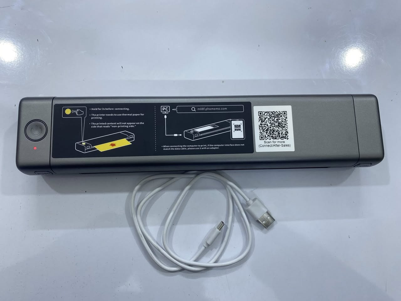 طابعة محمولة
شحن تايب سي
استنساخ ورق a4
السعر 60 للشراي
*********** واتساب
