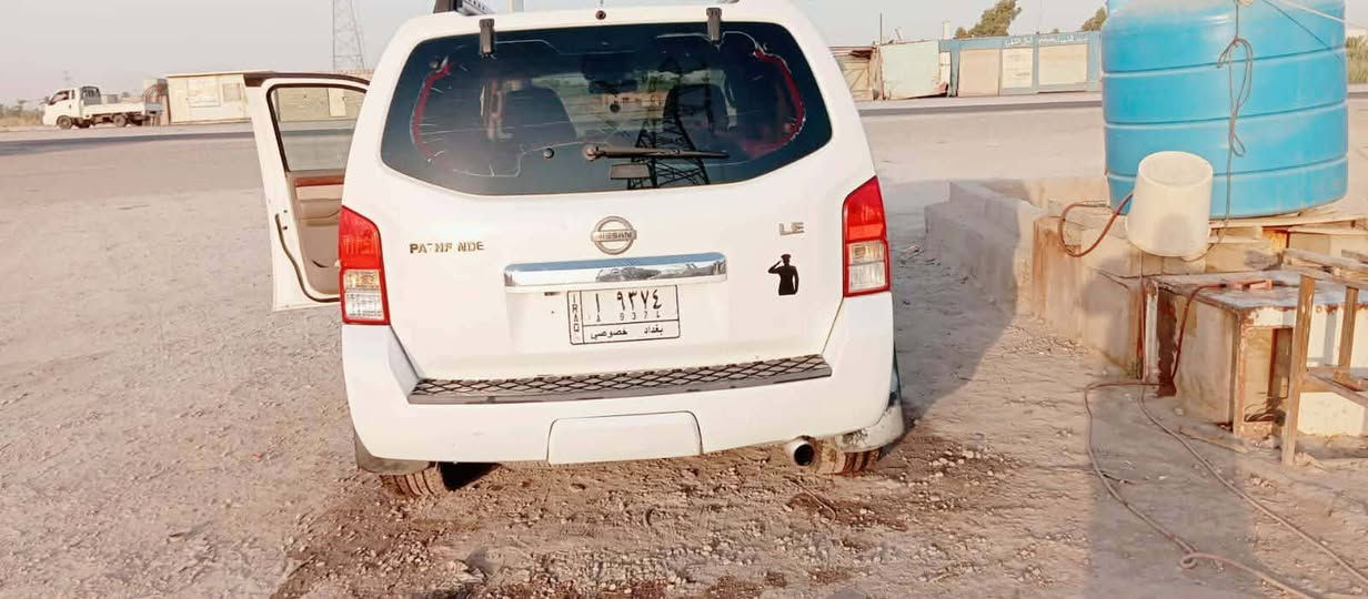نيسان باثفندر خليجي 2009 مشروع وطني بأسمي / فول مواصفات
تبريد ٣ قطع  / فتحت سقف / دشبول ارماده

شاشة عدد 2 / ديفيدي + سيدي جنجر ٦ قرص + دمام بلادي 

كشنات جلد كهربائي

السيارة بصمة 

فور ويل 

السيارة مصبوغة حزام السعر 110بيه مجال العنوان ذي قار بالنصر رقم الهاتف ***********
