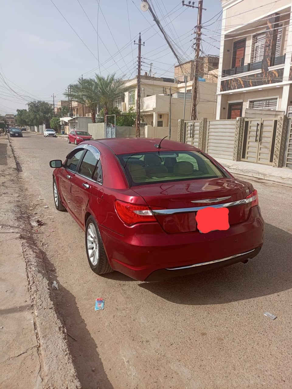 السلام عليكم كرايسلر c200 موديل 2012 تحكمات سترين مري كهرباء محرك 2400 بشرط گير جديد بشرط تبريد نقص كمبريسر صدر الامامي جديد والخلفي نص عمر تايرات نضيفه باتري جديد رقم دهوك صاحبها يريد تحويل حادثها من امريكا جاملغ وخشم البنيد وبغداد الجاملغ الثاني بدون اي دواخل  السعر 80 وبيها مجال قلييييل مكاني بغداد حي الجهاد واتساب***********

