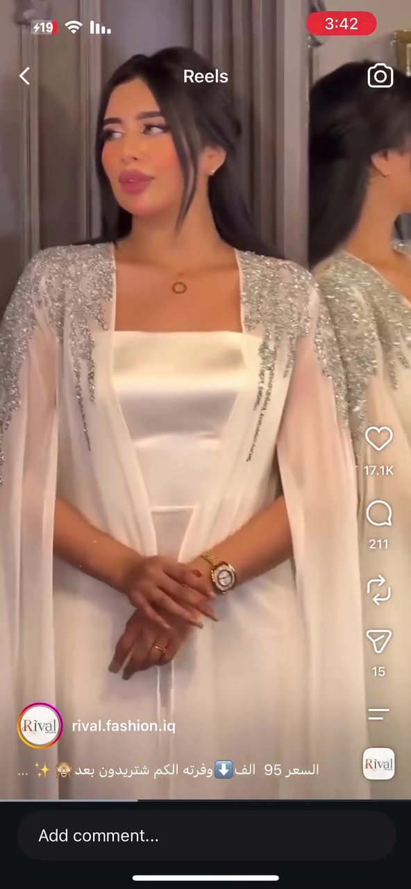 مرحبات بنات عندي هذا القفطان ماخذته من ريفال ب95 🥺اكيد كلكم تعرفووا وتصميمة الخاص هذا 
ملبوس ساعه  اريد ب60 وبي مجال والي تحب تدخلي خاص ادزلها تصوير حقيقي للقفطان❤️قياسه 40 يلبس وزن 65


**إذا كنت صاحب هذا الإعلان وتريد حذفه لأي سبب، رجاءا أرسل رسالة إلى الدعم الفني**