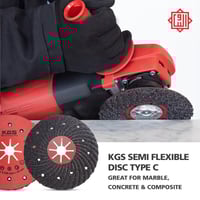 القرص السويسري من شركة KGS متعدد الاستخدام ✅الجلي الخشن ✅التيبر ✅ تنظي...