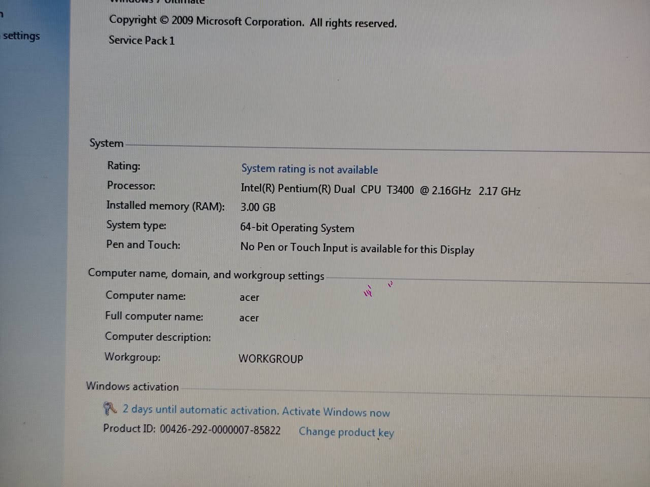 السلام عليكم لابتوب acer قديم هارد 320 و رام 3 ناقصه كيبورد
سعره 40 الف


**إذا كنت صاحب هذا الإعلان وتريد حذفه لأي سبب، رجاءا أرسل رسالة إلى الدعم الفني**
