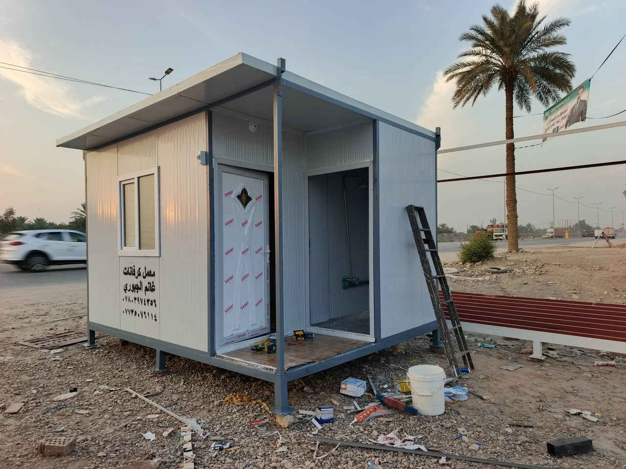 معمل كرفانات الجبوري وجميع الحداده يوجد كادر فني ولبيوت ولمزارع وسقوف ثانويه وديكورات لجميع الحداده ولكرفانات نفذ جميع المحافظات شغل ظد لحريق وعادي اخوكم غانم *********** /***********
