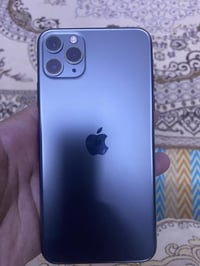 ايفون 11 بروماكس 256 مستبدل شاشه اصليه 3 خيارات وبطاريه اصليه بصمة شغا...