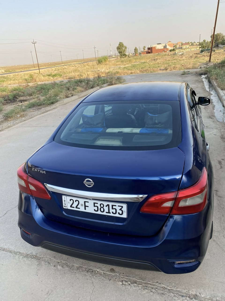 نيسان سنترا 2017 sv وارد امريكي
بجم كبس بدون دواخل و ايرباك
 تحكمات ستيرن 
كاميرا خلفية 
3 قطع ربع چاملغات خلفي و صندوق
رقم اربيل الجديد
ماشية 106 
السعر 110 $ وبيها مجال بسيط
العنوان موصل / قضاء تلكيف 
للأستفسار ***********
