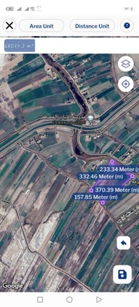 ٢٧ دونم • طابو زراعي • نهر على الجهتين