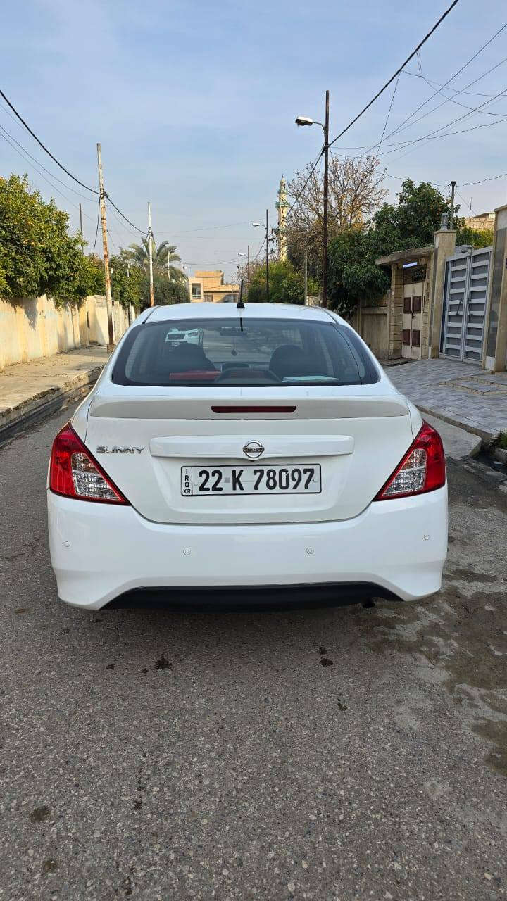 نيسان صني 2023
بيها تعديل خفيف على البارد بالجاملغ من جهة النفر وتعديل خفيف ببداية الجاملغ يم اللايت من جهة السايق ...
شاشة كامرة خلفية حساسات اربع جامات كهرب السيارة ماشية ٥٠ الف كيلو والسيارة جديدة ما ناقصها شي واحلى من الصور مكان السيارة موصل 
التواصل على الرقم غير متواجد على الفيس ***********

