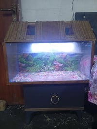 حوض سمك • زجاج ثخين • ٦٠×٣٠×٣٠سم