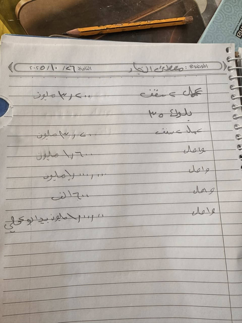 سلام عليكم نيسان صني موديل 2025
كفاله سيارة عدا بارد بسيط عنوان سيارة بغداد الزعفرانية السعر 105

رقم تليفون او وتساب ***********
