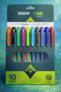 أقلام جاف ملون • ١٠ أقلام • هندي أصلي