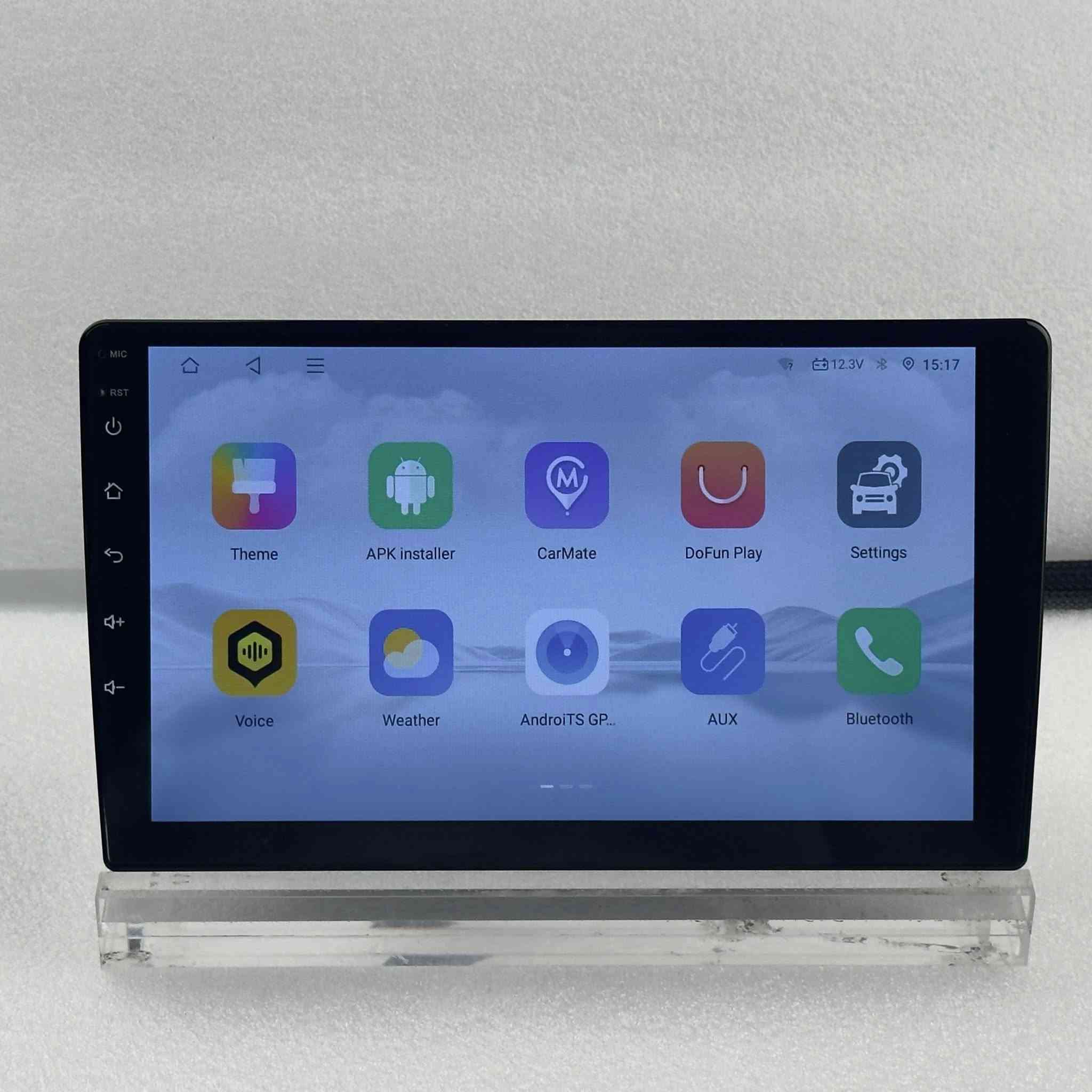 Toparea T333 Platform
Equipped with the Allwinner A333 chip, this is a 6‑core platform (5‑core A73 CPU running at 1.8GHz + 1‑core GPU).
Memory and storage can be customized up to 8GB+256GB. Mainstream configurations include 3GB+32GB, 4GB+64GB, and 6GB+128GB, with customized 8GB+128GB / 8GB+256GB versions available.

It runs the 64‑bit Android 13 operating system and supports the latest Google Framework.
It features dual‑recording ADAS functions, capable of detecting vehicle distance, lane departure, vehicle ahead start‑up, and front‑vehicle attention reminders.

Network & Connectivity

• 2.4G/5G Wi‑Fi

• Wired & wireless CarPlay / Android Auto / HiCar

• Bluetooth 5.4

• Optional expandable 4G module for internet access

Additional Features

3‑channel USB ports, cloud protocol support, OTA updates, sleep‑wake function, voice control, YouTube playback up to 2160p resolution, maximum 2K display resolution, USB‑to‑HDMI/CVBS video output, etc.

UI Design

Slidable cards for frequently‑used functions, three‑view desktop layout on a single screen, day/night mode switching, newly designed icons, and display of radio station icons.


**إذا كنت صاحب هذا الإعلان وتريد حذفه لأي سبب، رجاءا أرسل رسالة إلى الدعم الفني**