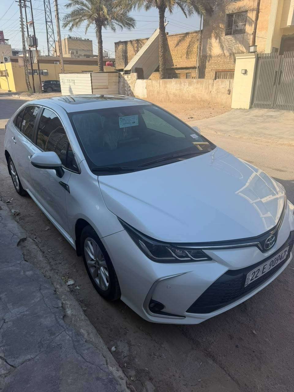 تويوتا كورلا ساز 2024 وكالة للبيع
رقم اربيل تحويل او وكالة 

السيارة مكفولة كفالة عامة من الضربة والصبغ عدا تكحيل بسيط بالبنيد موضح بالصور 

المواصفات 

فتحة 

بصمة 

شاشة ديجتال 

حساس امامي خلفي 

صندوك بصمة 

السيارة جديدة جدا 

السعر 18500$ قابل للتفاوض 

للاستفسار 

***********

***********
