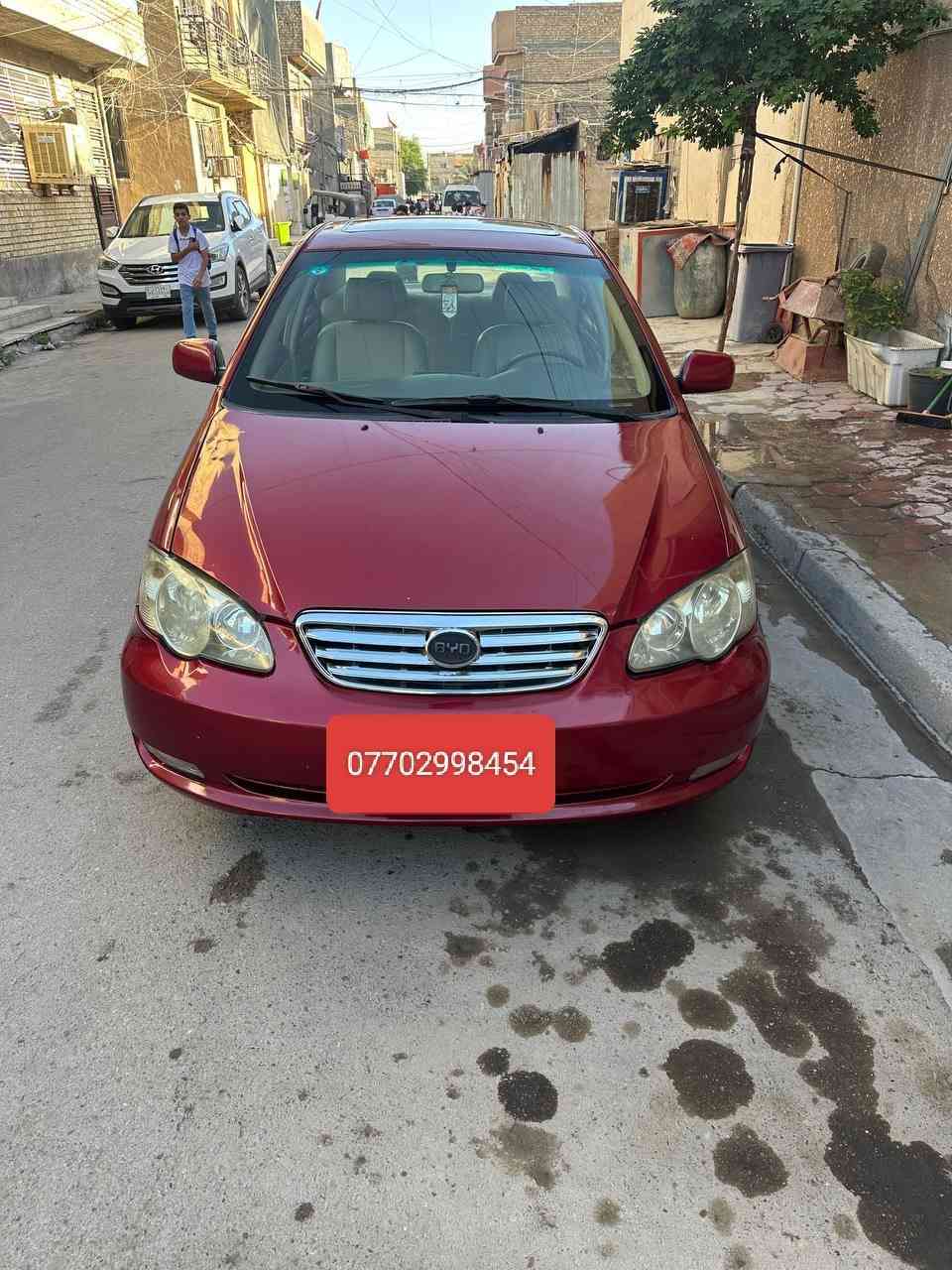 صل على محمد وال محمد يا الله للبيع بي واي دي (F3) موديل (2012)مصبوغة عام اثر جراد سنوية ماساقطه بسمي نهاية (26)رقم بغداد هزا جديدةصدر جديد تخم تاير جديد تبريد شغال كير اوتوالسيارة محرك وكير بلادي لانسر مكفولات خير من الله خياسات مابيها كهربائيات شغالة العنوان بغداد الشعلة (***********)(***********) السعر(55) وبيه مجال لطيبين
