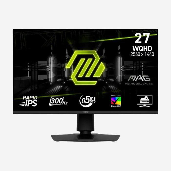 شاشة msi mag 275qpf x30
• الماركة: MSI
 • السلسلة: MAG (Arsenal Gaming)
 • الحجم: 27 بوصة
 • الدقة: WQHD (2560 × 1440)
 • نوع اللوحة: Rapid IPS
 • معدل التحديث: 300Hz
 • زمن الاستجابة: 0.5ms (GtG)
 • دعم HDR: VESA DisplayHDR
 • نسبة العرض: 16:9
السعر: 325 وبيه مجال بسيط
بغداد - الاعظمية
***********
