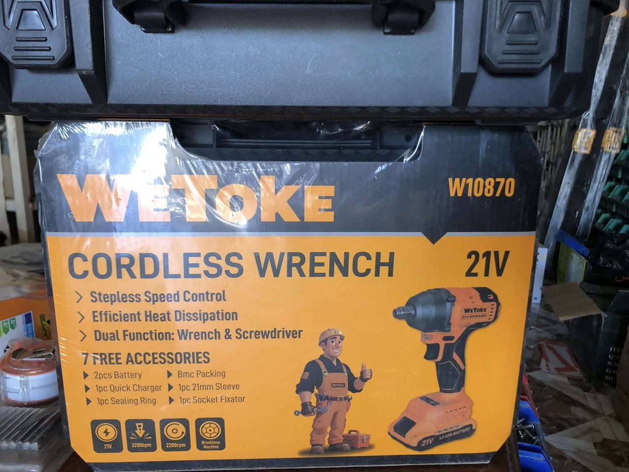 🎉 يتوفر لدينا 🎉
1-دريل شحن لقم WETOKE.(٤٣الف)
 2-دريل شحن مفك WETOKE. (٢٠الف)

📍وخصم خاص لاصحاب المحلات 

عروض جملة وبسعر مناسب ومدعوم 🎉
المقدادية/ ابو خريبيش / الشارع القديم 
📞 للطلب والاستفسار: (***********)
