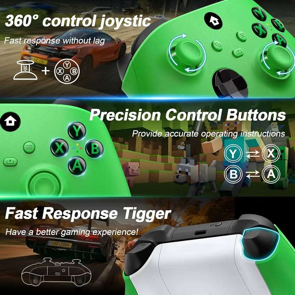 سعر ٣٥ الف
هذه وحدة تحكم لاسلكية من مايكروسوفت إكس بوكس في إصدار "Velocity Green" المميز باللون الأخضر الزاهي.تتميز بتصميم هندسي محسن لتعزيز الراحة أثناء اللعب.متوافقة مع أجهزة Xbox Series X|S، وXbox One، وأجهزة الكمبيوتر بنظام Windows، بالإضافة إلى الهواتف الذكية.تتضمن بطاريات AA قابلة للاستبدال وتوفر عمر بطارية يصل إلى 40 ساعة.


**إذا كنت صاحب هذا الإعلان وتريد حذفه لأي سبب، رجاءا أرسل رسالة إلى الدعم الفني**