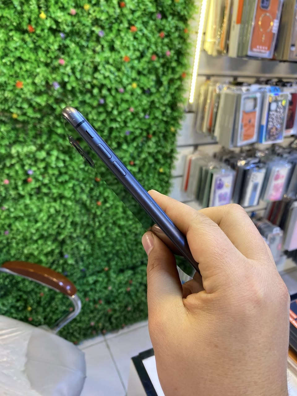 ايفون 11عادي ذاكره 128بطاريه 100مبدله نضافه 100/100 جهاز فقط مبدل شاشه وبصمه واكفه باقي شغال ومكفاله

كامل ملحقات مع ضمان من المحل نموذجm تك شريحه
سعره 150 الف قفل عنوان المحل بغداد رحمانيه الجعيفر قرب مقهئ بيروتي ونادي الزوراء

***********
*********** واتساb
 ***********)
