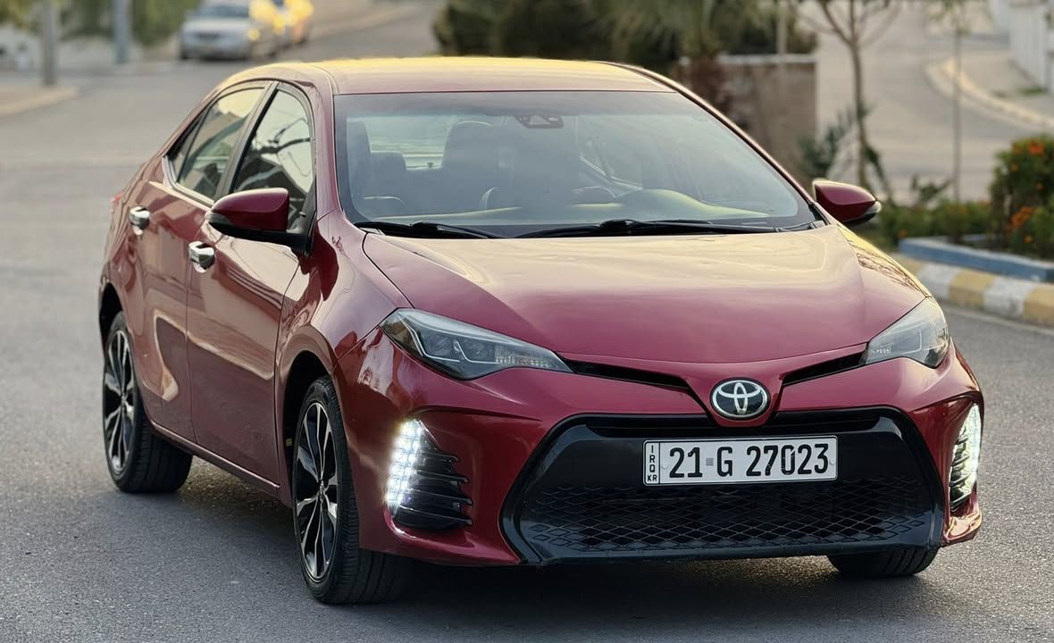 سلام عليكم
للبيع كورلا SE
موديل 2017
ماشيه 95
بدون ايرباك 
شفت ستيرن
تايرات جديد
حجر بلادي 
رادار بلادي
مكينه كير بشرط 
شواصي لغود كفاله
ظرر / بونيد صبغ  جاملغات كلير 
سونار مرفق مع الصور
سعر 133
استفسار ***********
مكان السياره / ديالى خانقين
