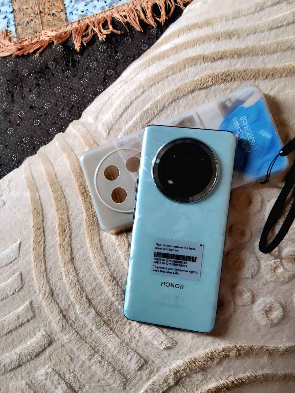 سلام عليكم اللبيع هونر X9C شاشه منحنيه مامفتوح ولا مصلح وكاله البطاريه 6600ملبير الذاكره،512 نضيف 100/100 غراضه كامله كارتون وشاحنه اتصال تكنيك مخابره كلشي مكفول السعر ٣٣٥
المكان ناصريه مركز 
أو الاستفسار الإتصال بلرقم التالي ***********
