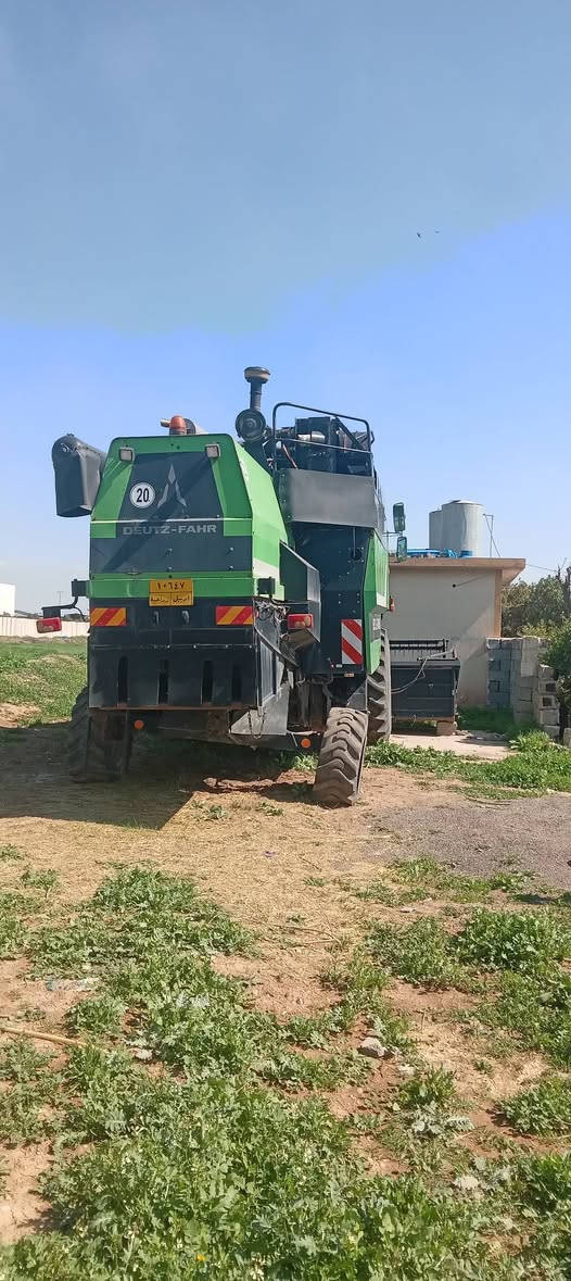 حاصدة دویز deutz fahr 6040 مودیل 2011 شركة هارون كروب رقم اربیل حاصدة جاهزة للشغل نظیفة جدا.
رقم هاتف ***********ـ ***********
مکان اربیل 
سعر مناسبە
