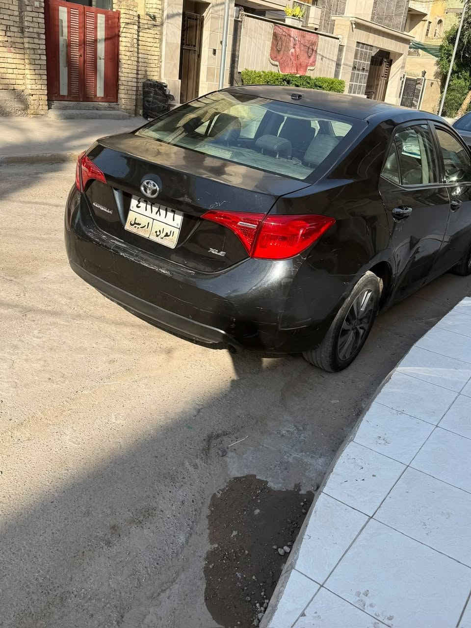 السلام عليكم
للبيع 

كورلا موديل 2017 وارد امريكي 
فول مواصفات XLE 
بيها جراد بنيد و قماره و صندوق 
ضربتها بأمريكا البنيد 
وبالعراق صبغ بابين مبين بالسونار 
موقع السياره بغداد شارع فلسطين 
السعر 100$ 
للاستفسار 
***********
