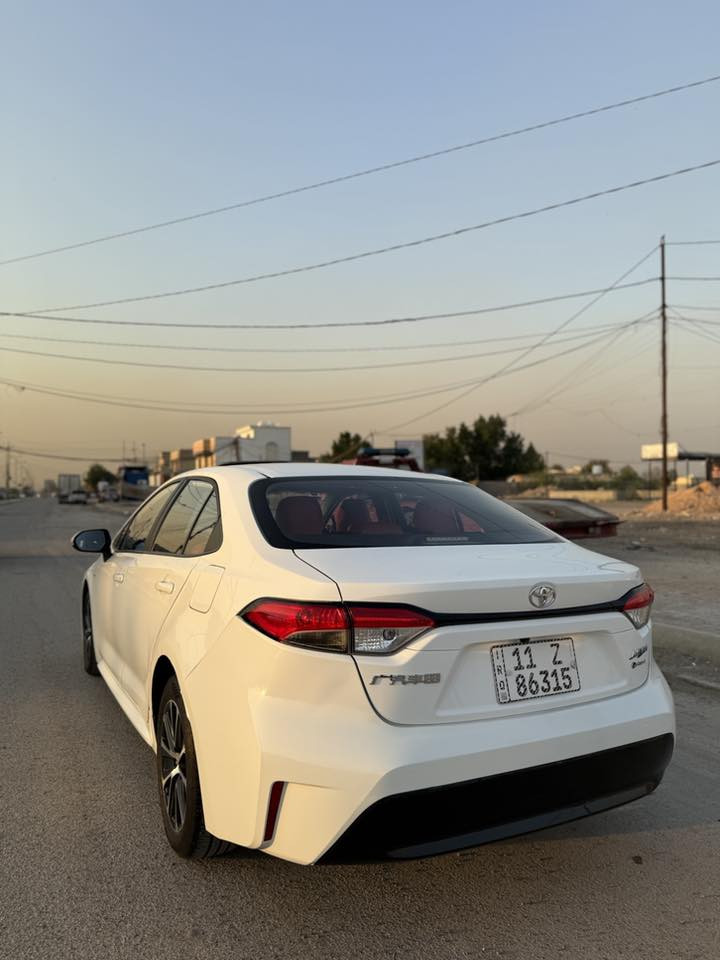 كورلا 2025 هايبرد الشكل الامريكي
مواصفات فول عده الكشن الكهربائي 
1-اوتو هولد
2-سلايد روف
2-سايد بريك كهرباء
3-تبريد قطعتين
4-كشن جلد 
5-داخل احمر 
6-تحديد مسار كامل
7-حساسات اماميه خلفيه
8-كار بلاي واتو هولد
9-اشاير بالمري
وبعد بيها مواصفات هواي

السياره بيها بارد قليل كلش بالجاملغ الخلفي فقط بدون صبغ بدون شخط بدون كلشي 
المكان بغداد السيديه
السعر 147
***********
