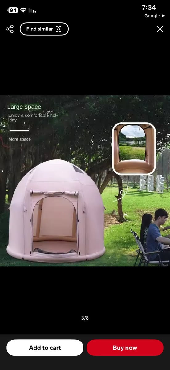 للبيع خيمة نفخ جديدة
الحالة: جديدة وغير مستخدمة
كلشي واضح بالصور
💰 السعر: 130
📞 للتواصل:
*********** (واتساب)
