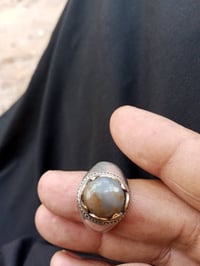 محبس فضه قديم بحجر سليماني قياس 21 سعرة45اومراس بفيروزج مكاني بغداد سب...