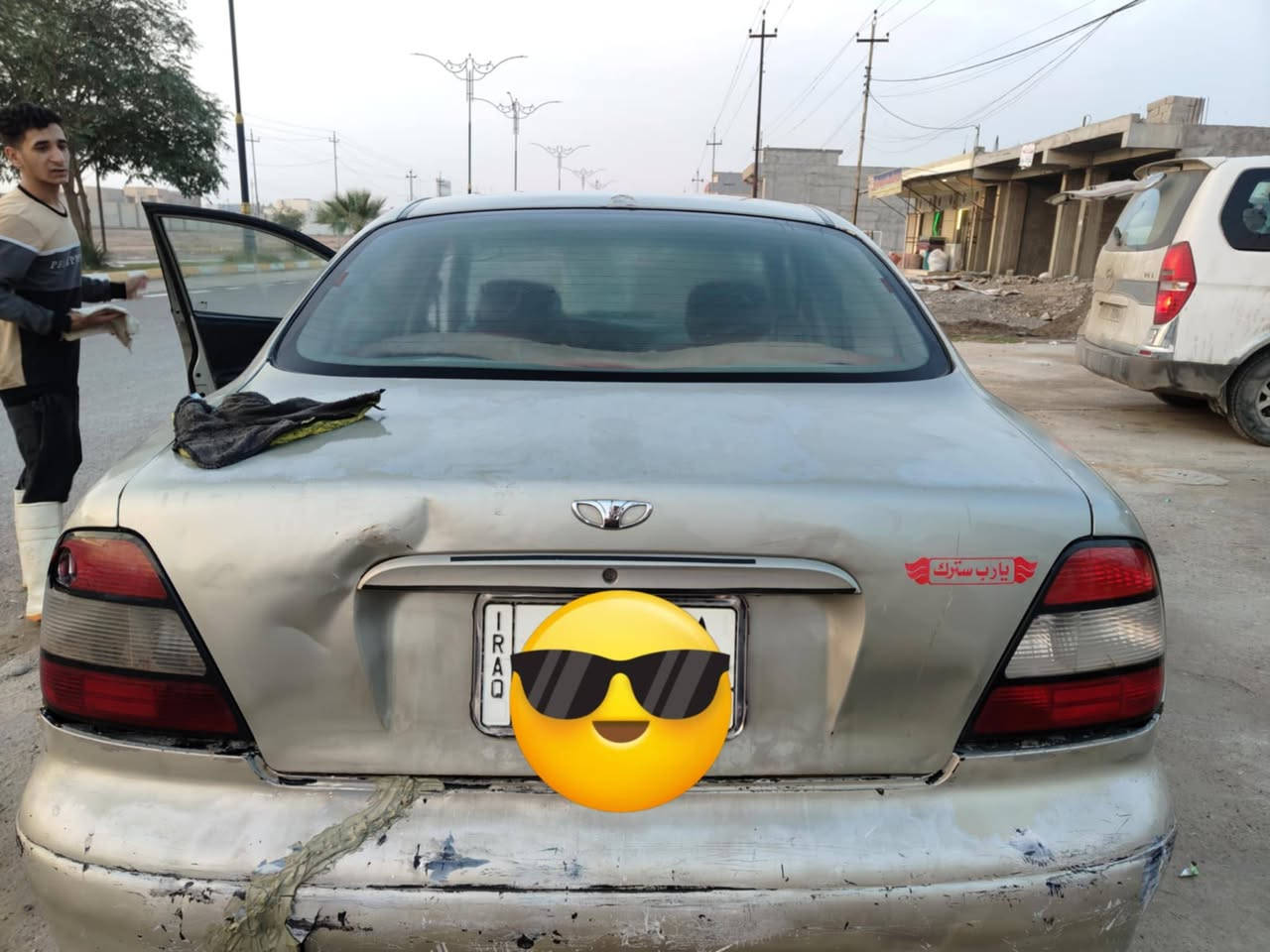 السلام عليكم. دايو لكنزا موديل 94 اوتو نظيفة كلش من الداخل  والتفاصيل اكثر والشراي يدخل خاص او الاتصال على رقم ***********
