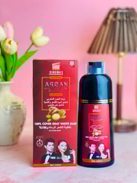 شامبو صبغة • زيت الارغان • تغطية 8 دقائق