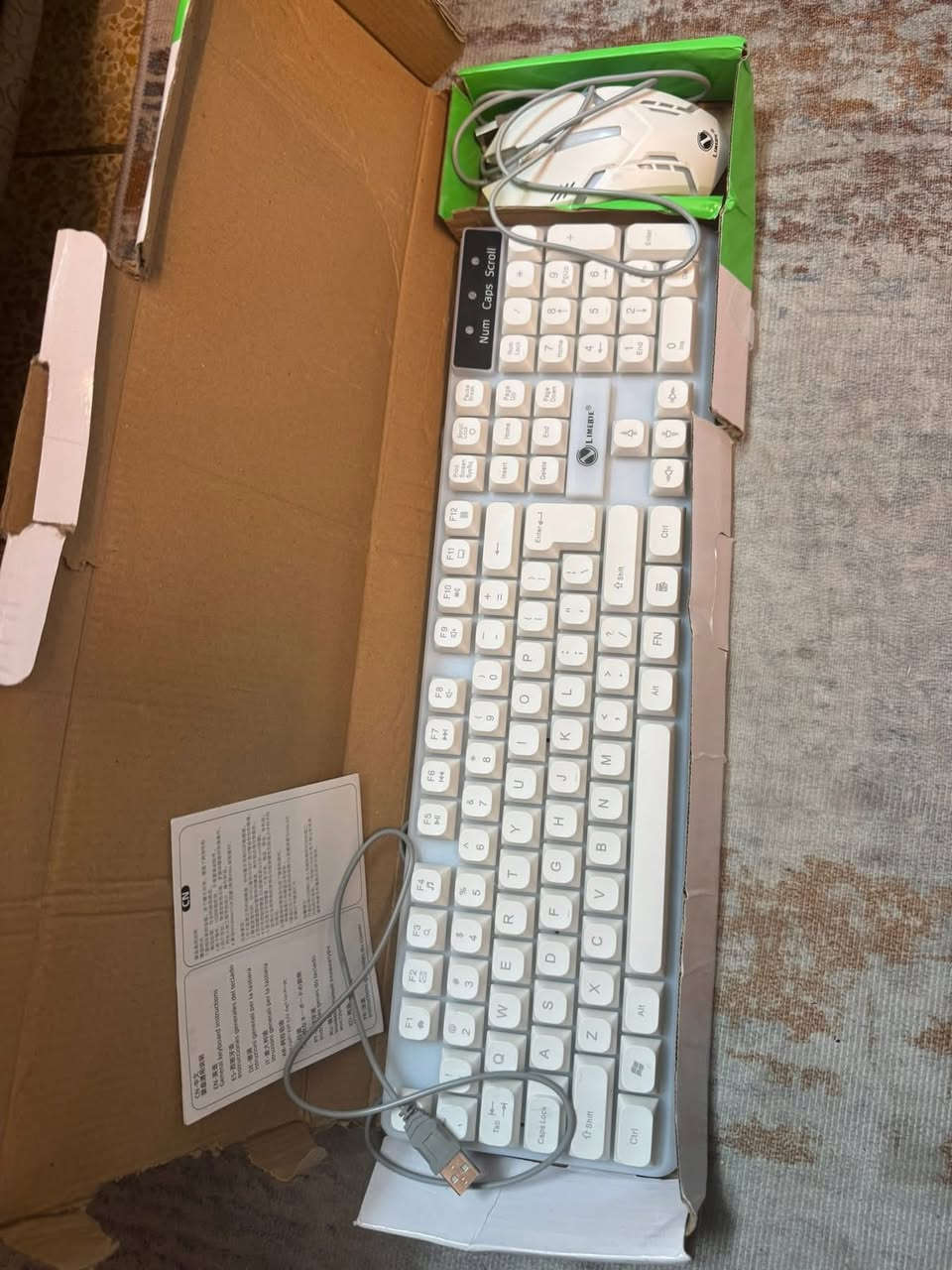 لوحة مفاتيح و ماوس من شركة سكاي تاتش ميزة لاضاء المتعددة اكتب السعر الي يناسبك وبالعافية .


**إذا كنت صاحب هذا الإعلان وتريد حذفه لأي سبب، رجاءا أرسل رسالة إلى الدعم الفني**