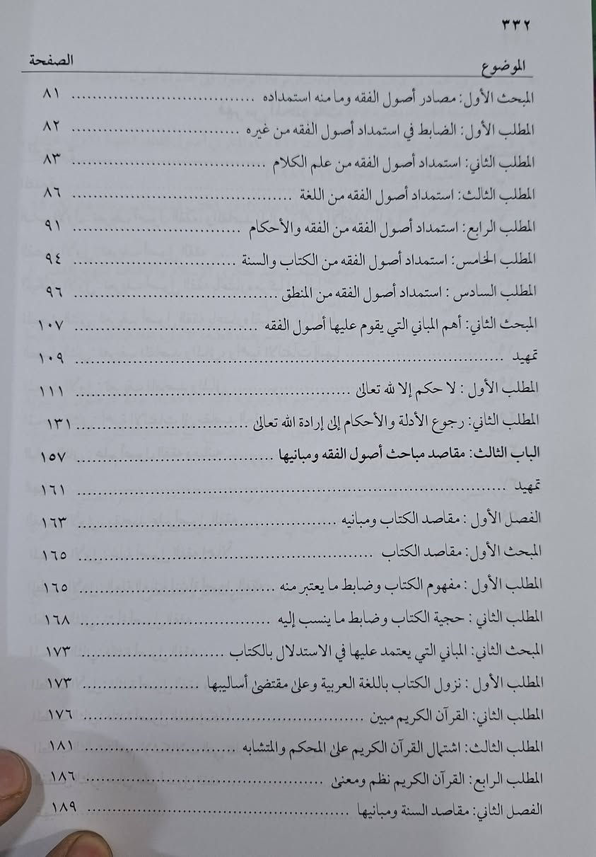 مقاصد اصول الفقه ومبانيه تتمحور حول ضبط عملية استنباط الأحكام الشرعية من أدلتها (الكتاب، السنة، الإجماع، القياس)، تحقيقاً لمصالح العباد في الدنيا والآخرة، ودرءاً للمفاسد، عبر قواعد كلية (حفظ الدين، النفس، العقل، النسل، المال). تهدف إلى تحقيق غايات الشارع من خلال الأدلة، وتتركز في "لا حكم إلا لله تعالى" و"رجوع الأدلة لإرادة الله". تأليف الدكتور احمد حلمي حرب ، طبعة دار النور المبين سعر 12 الف مكتبة عبدالله علي مراد كركوك خان القلعة للطلب والاستفسار الاتصال على رقم 
*********** يوجد لدينا خدمة توصيل للمحافظات
