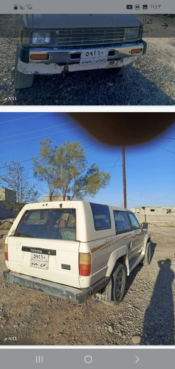 سلام عليكم رنر للبيع موديل ٩٠ محرك كير اكسل شواصي بشرط رقم سليمانيه سنويه منتهيه تحويل وكاله واذا اكو مراوس بكالوبر هم يرهم وننطي فرق مكانها صلاح الدين ***********
