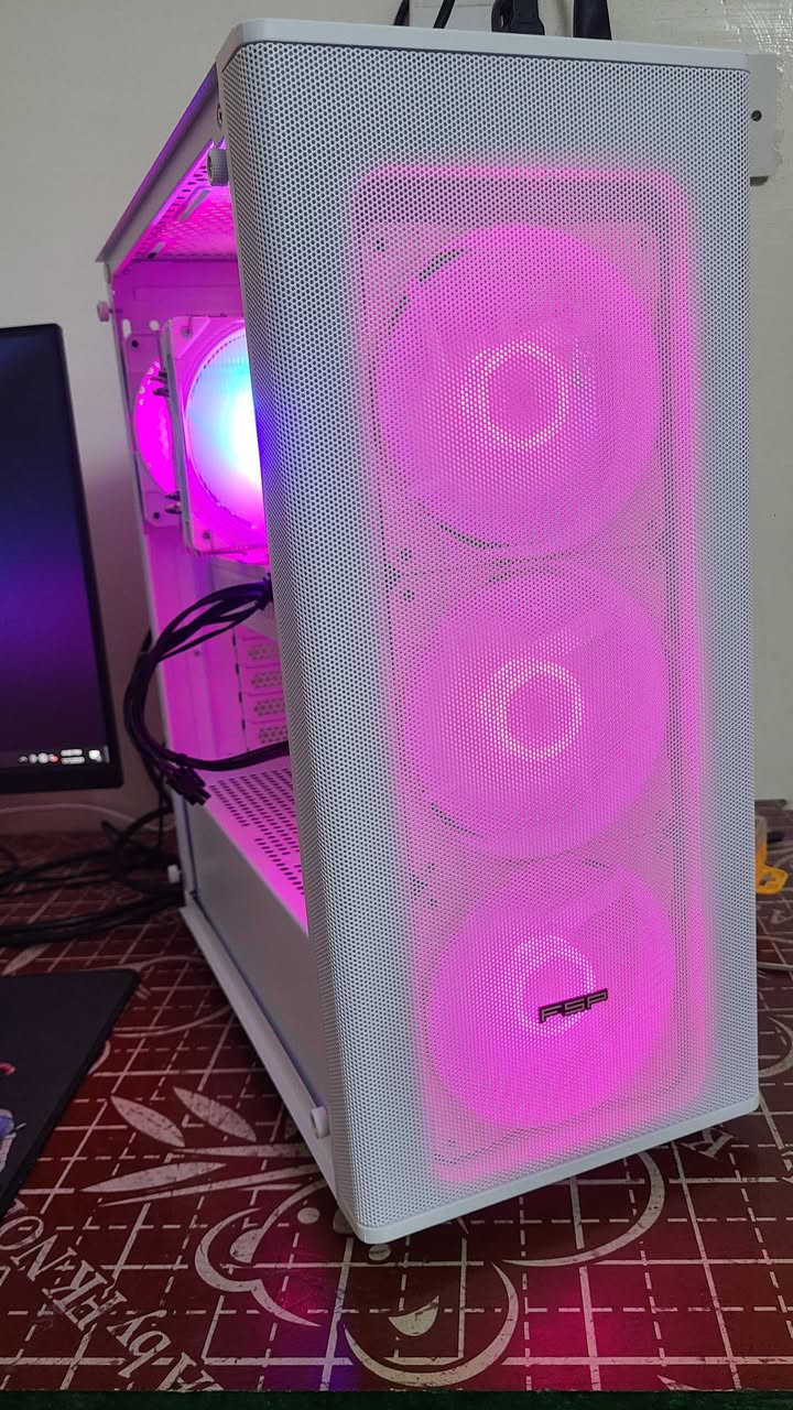 السلام عليكم ❤️

تجميعة جديدة للبيع المواصفات 💜 :

CPU : Xeon 2680 V4 NEW
14Cores / 28Thread

Cooler White 120ML Mass RGB NEW

M.B X99 DDR4 4Slot Ram New

RAM 16GB DDR4 NEW

GPU : RX 580 8GB Soyo White 2Fans New

Storage : SSD 128GB Goldenfir NEW
+HDD 500GB Skyhawk New

PSU 550W FSP HV Pro 85% Plus New

CASE FSP White Mesh + 4Fans RGB New

قطع جديدة ومرتبة حرارة زينة ⚡️💯🌷

السعر 400 ألف ثابت 💜

ومنزللها 20 لعبة 🖤

مكاني موصل متوفر توصيل لجميع المحافظات ❤️

للتواصل : ***********
