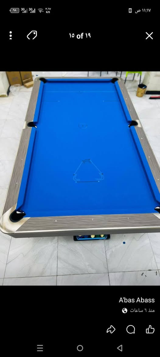 🎱 توفر بيع وشراء جميع انواع ميوزه البليارد ويوجد بيع جديد ومستخدم بنضافه اكثر من 85 ٪ وتوفر ميز منضده وفيشه وهوكي ⚽🏓
🔹 متوفرة ميوزه جديدة بأنواع راقية
🔹 وميوزه مستخدمة بحالة ممتازة
🔸 جودة عالية وأسعار تناسب الجميع
🔴وكادر ذو خبره ل تنصيب الميوزه إدارة مروان البلجيكي 

📞 للاستفسار خاص او تواصل واتساب على الرقم : ***********
🚚 توصيل متوفر لكل المحافظات
