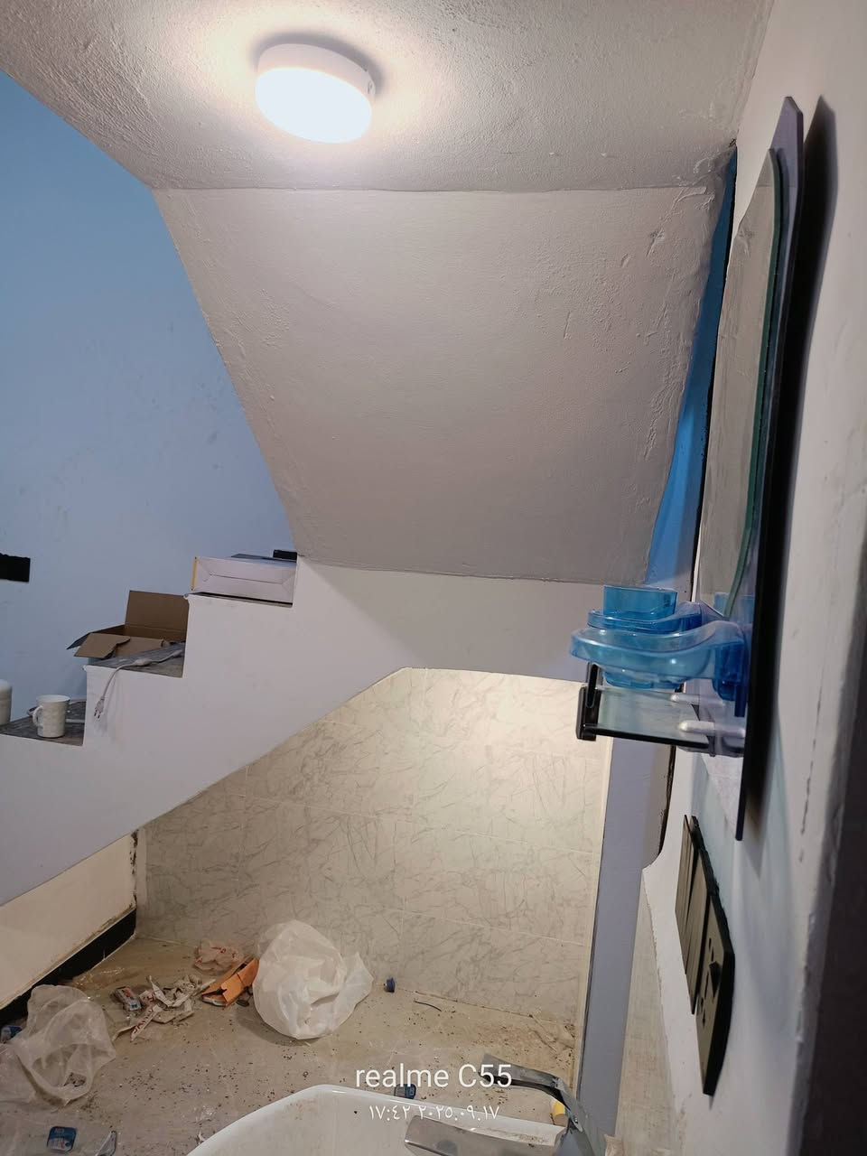 تم بحمد الله اكمال تأسيس وربط  كهرباء وماء 
ومجاري 
انشالله ينال اعجابكم 
تم اكمال هذا العمل من قبل كادر محمد ألحسني للتاسيسات العامه

ماء مجاري كهرباء سقوف ديكورات 
مستعدون للكافه  عمال التأسيسات بنضام الكرسته والعمل اوفقط العمل 
للستفسار الاتصال ع الرقم 

***********🤳🤳👷👷
