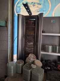 شواية كص جديده سل استيل عمودين للبيع  الاتصال ٠٧٧٣٤٠٣٧٨٠٢