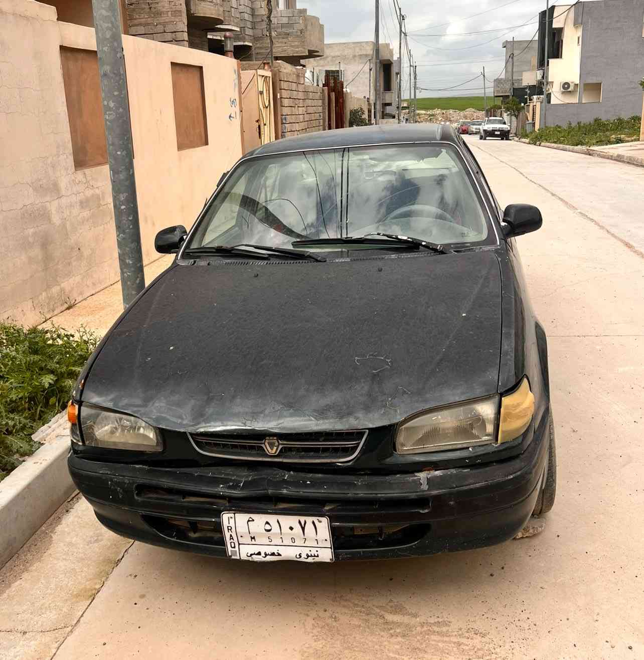 السلام عليكم
سيارة كورلا ١٩٩٧ للبيع
كير توماتيك
مع كوبون و سنوية والصاحب الشرعي موجود

السعر : 25$ 
المكان: جانب الايسر حي الفلاح
 الاتصال : ***********
