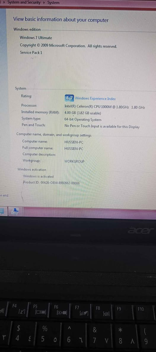 لابتوب acer للمراوس ويه بلي ٤ او للبيع السعر 175 بي مجال بسيط المكان مدينة الصدر قطاع 62 بغداد, العراق


**إذا كنت صاحب هذا الإعلان وتريد حذفه لأي سبب، رجاءا أرسل رسالة إلى الدعم الفني**