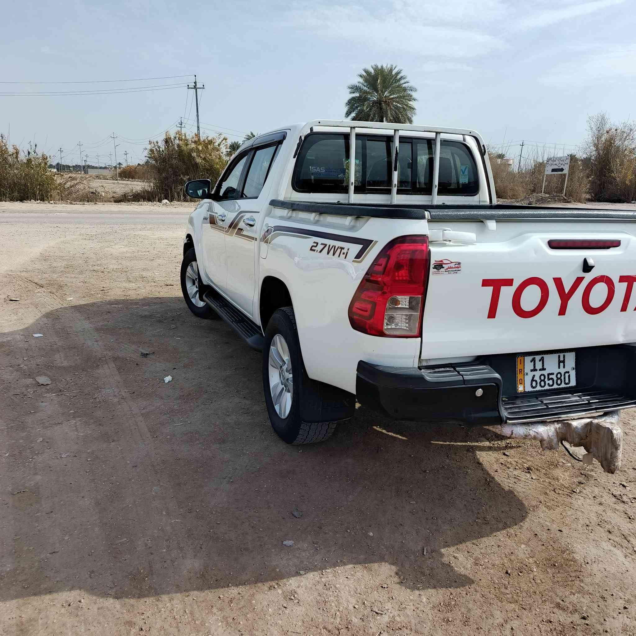 السلام عليكم تيوتا هايلوكس كفاله عامه بأسمي تحويل مباشر رقم بغداد موديل 2019 سنويه مجدده السعر ٢٧٧ المكان بابل الهلالي ***********  /***********
