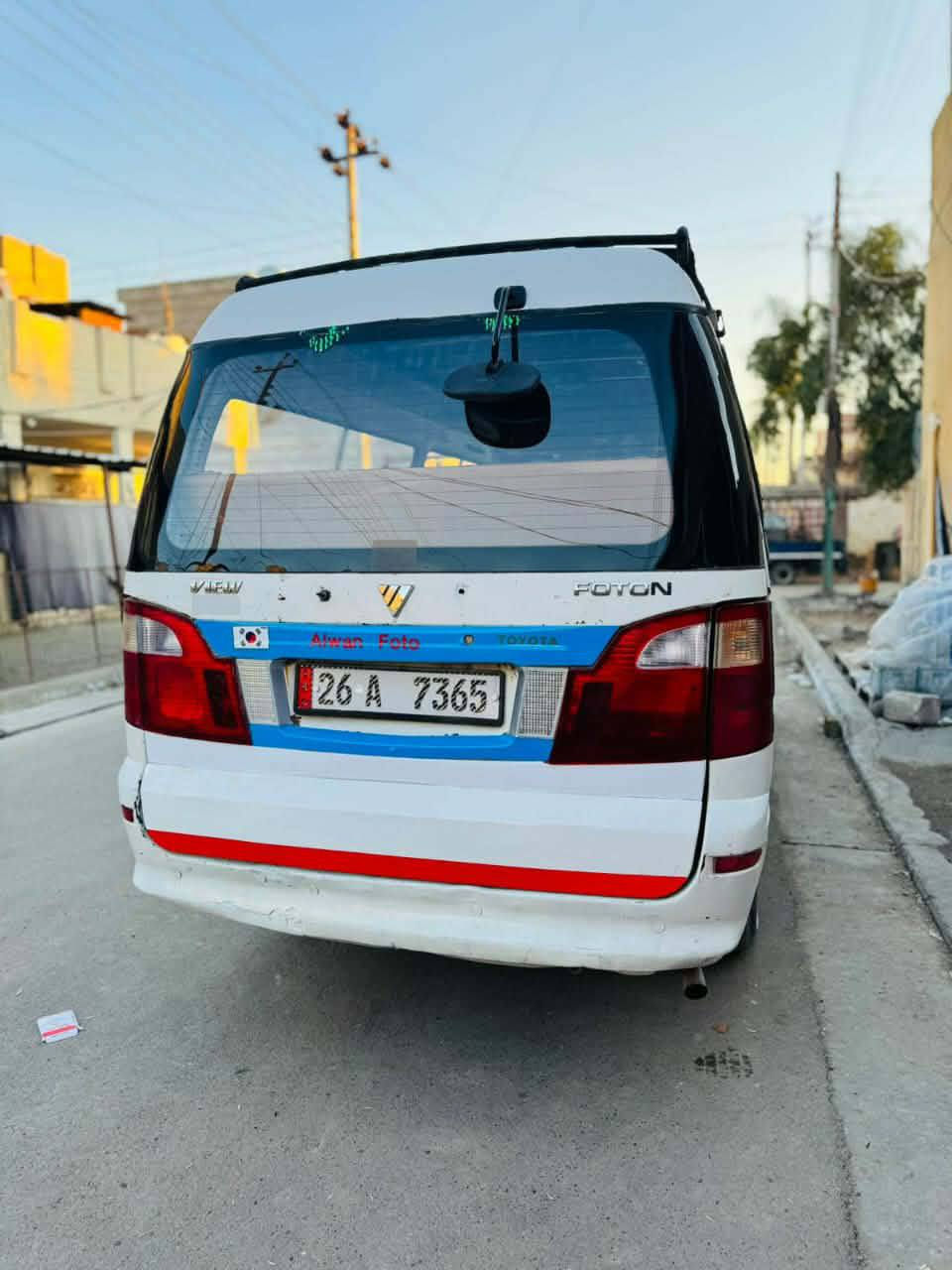 السلام عليكم 
فتون للبيع موديل ١١ مكينه   فور واي   وكيري وكسل مكفول 
تخم تاير  صدر جديد  مشروع وطني  مصفره  هيئة  غرامات  
مكفول من ضربه وصبغ
مكاني  بغداد  حي اور  
السعر  60 وبيه مجال بسيط 
***********
